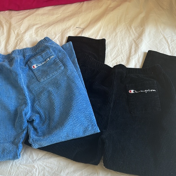 Bundle of champion corduroy pants size s and m with stretch waist - Picture 3 of 6